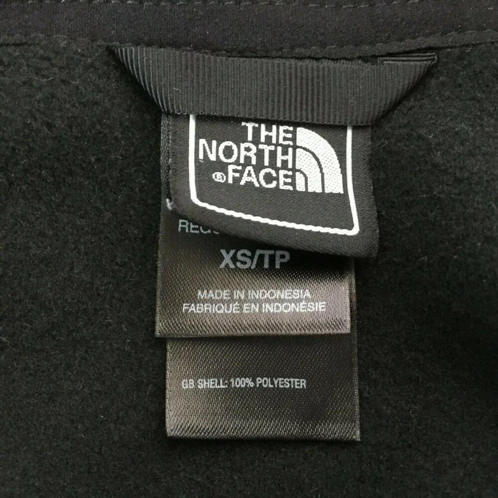 North Face Women's Regular Black Zip Up Pockets Jacket Size XS